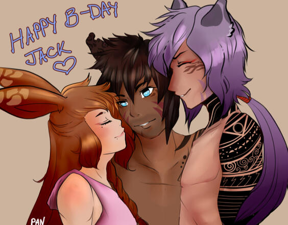 Narin, Nheir and Revi by Pantryart